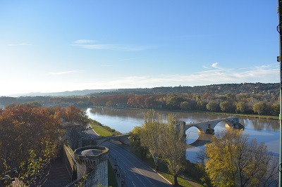 Few views can compare with the panoramic view of Pont Saint Bénézet as the sun sets