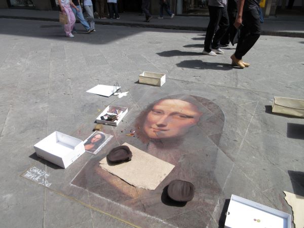 A drawing of the woman from the