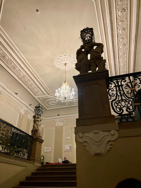 Victorian style interior of University building
