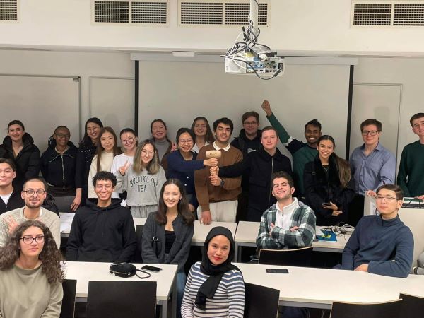 Group photo of students in classroom