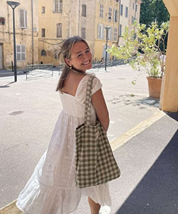 A person in a white dress