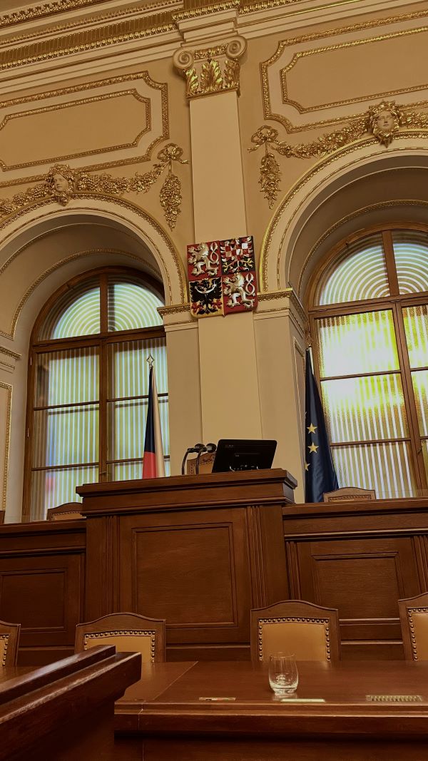 Image of the seat of the Speaker of Parliament