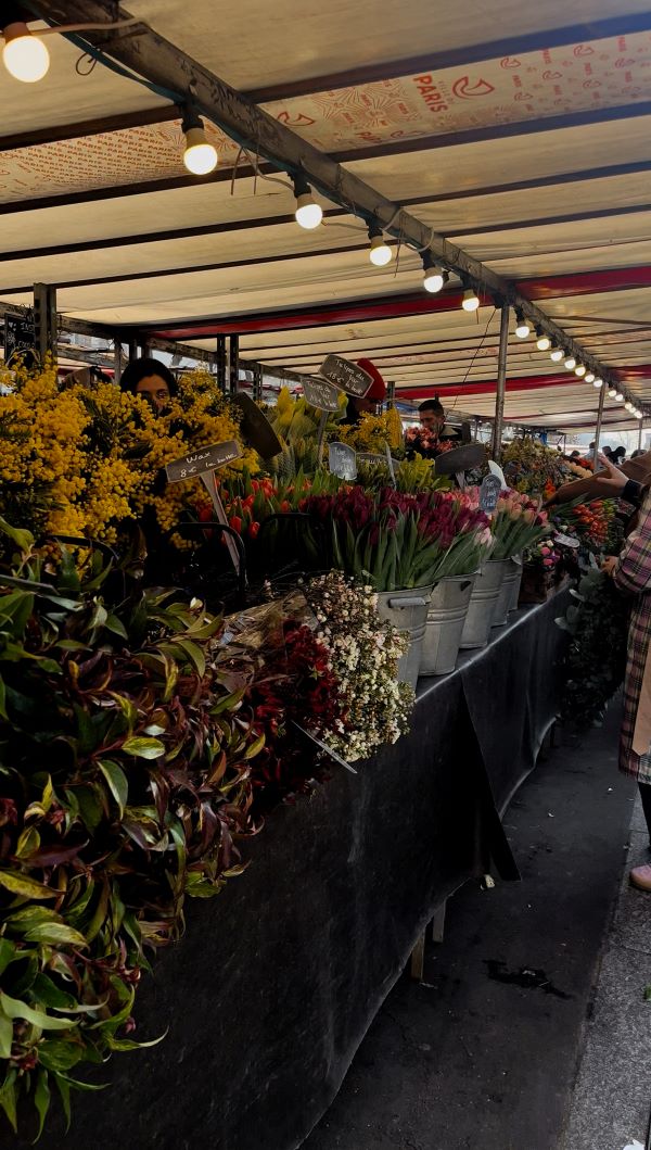 Variety of different flower bundles on display