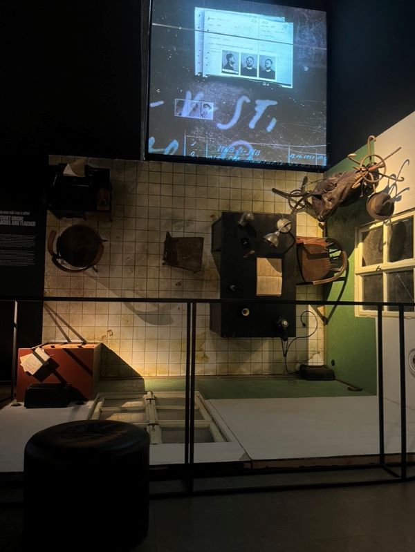 Display at the museum of communism