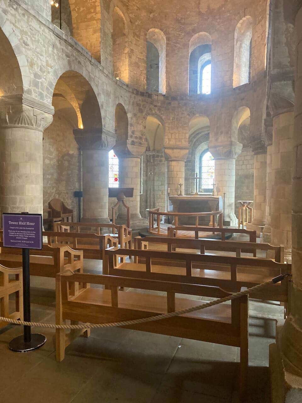 The Chapel Royal of St Peter ad Vincula inside White Tower