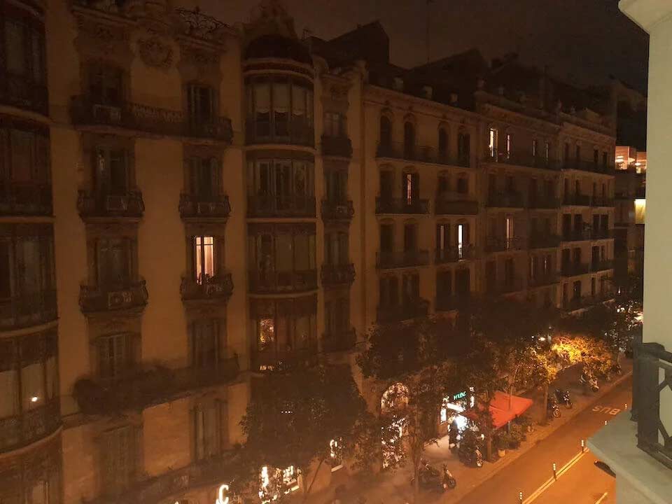 View from my apartment window in L'eixample