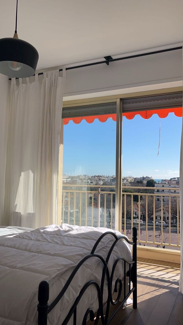 View of city from study abroad student room