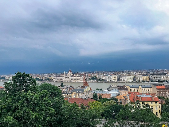 Hungarian Parliament as seen from Fisherman's Bastion