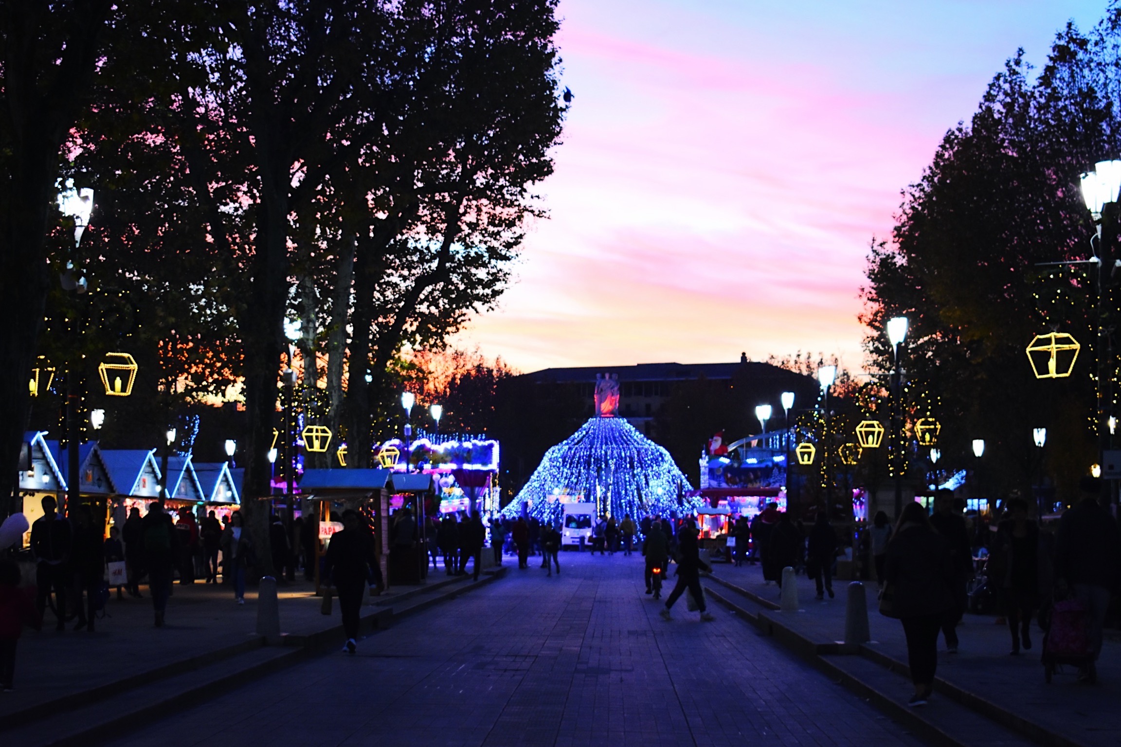 The Cours Mirabeau dressed for the holidays IMG_0042
