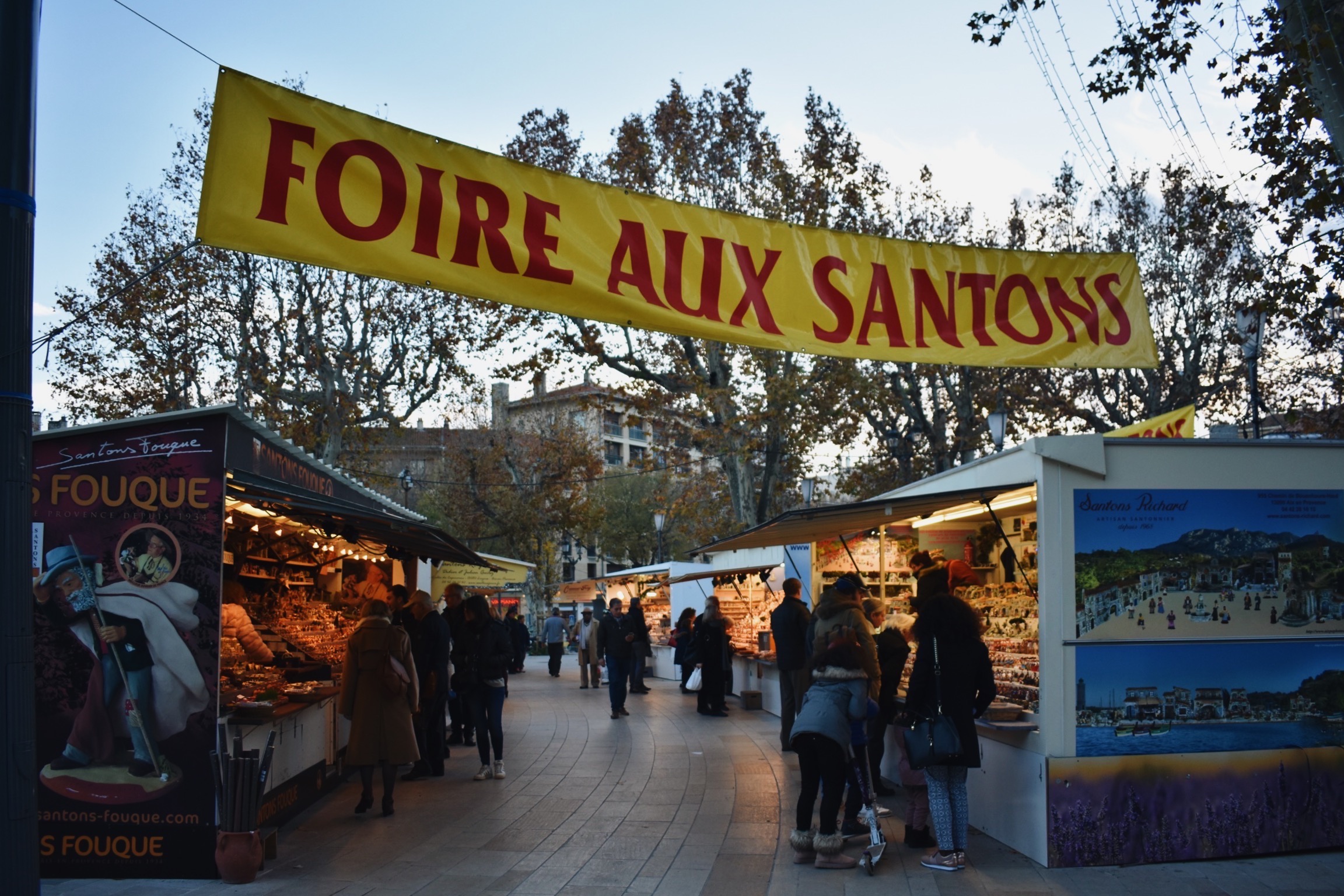 A santon market in Aix
