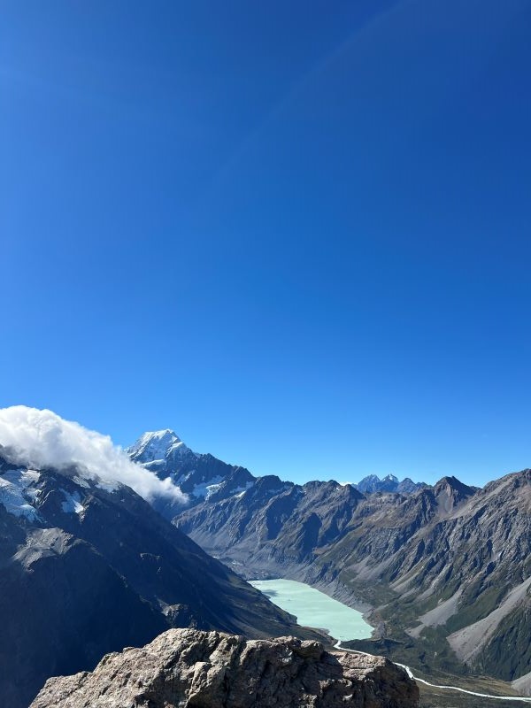 Photo from top of Mt. Cook
