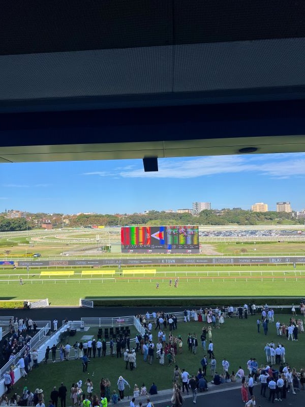 Image of Royal Randwick race track with spectators