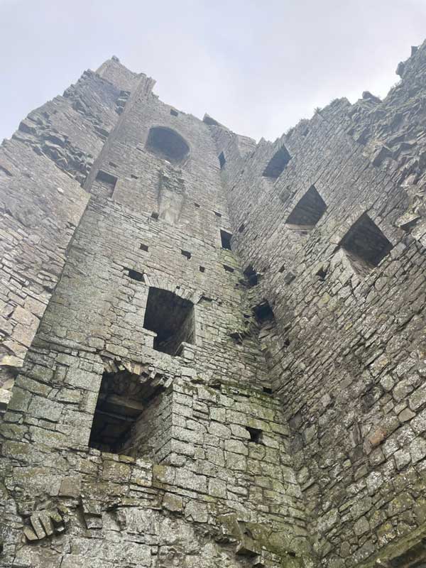 View of old ruins of a Monastery in Trim