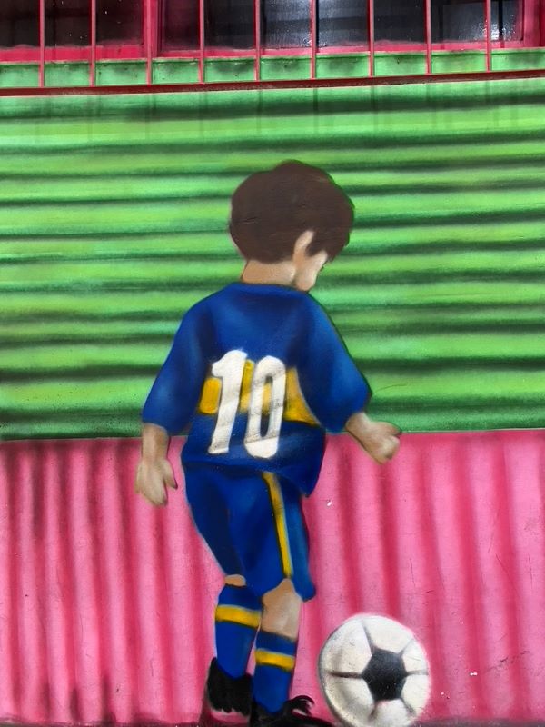 Close up image of the Legend from Day One by Lionel Messi