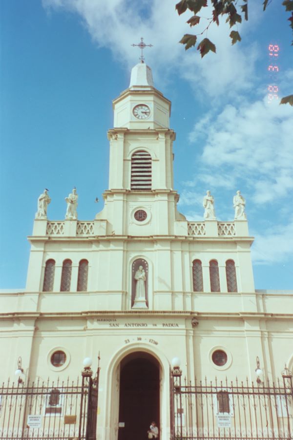 Film photo of a Church in San Antonio de Areco