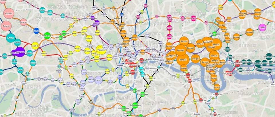 London Languages Map