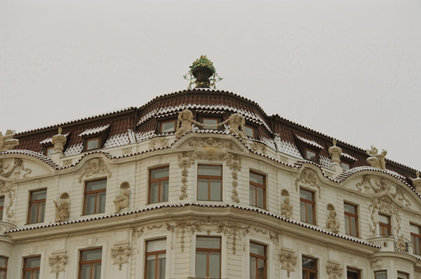A building with a roof