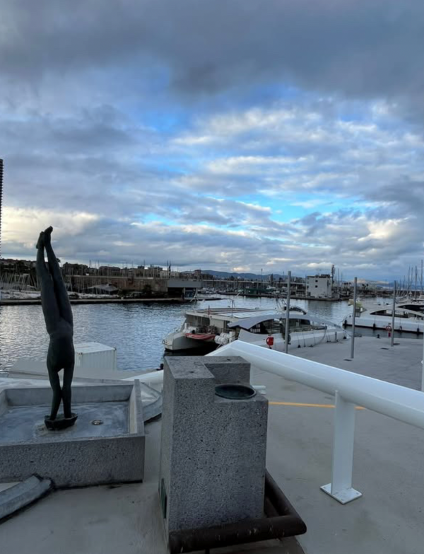 View from Barceloneta Olympic Scavenger Hunt 