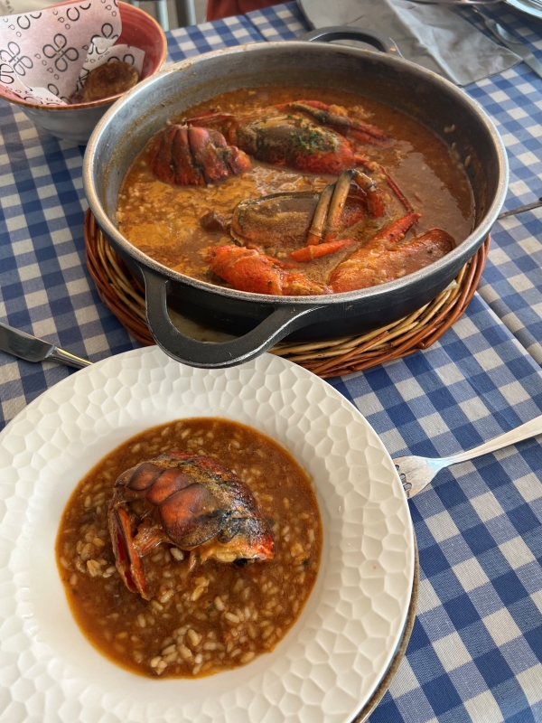 Image of paella served on a plate