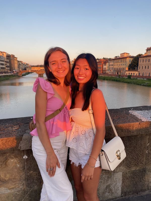 Two study abroad students