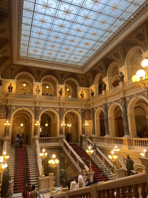 Photo from inside the National Museum 
