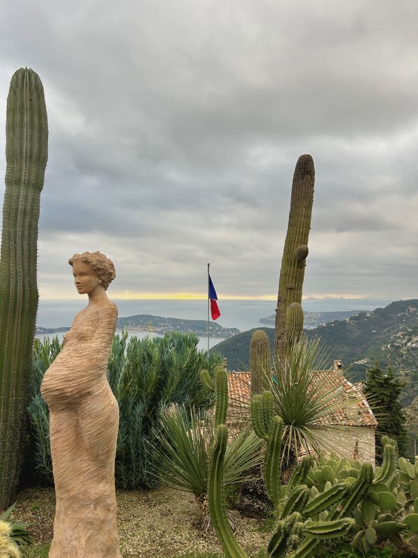 Hilltop views of ocean from Èze village