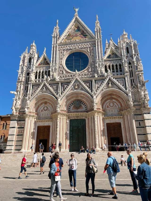 Exterior of the Duomo of Siena