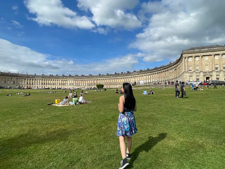 Dresses and Converse are life-savers! (Also this picture was from a Bath & Stonehenge trip!)