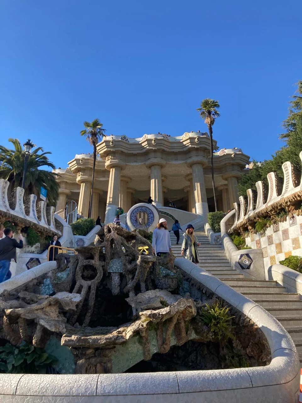 Gaudi's famous Parc Guell, a must-see for anyone coming to Barcelona
