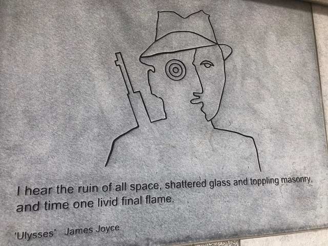 James Joyce at Garda Station