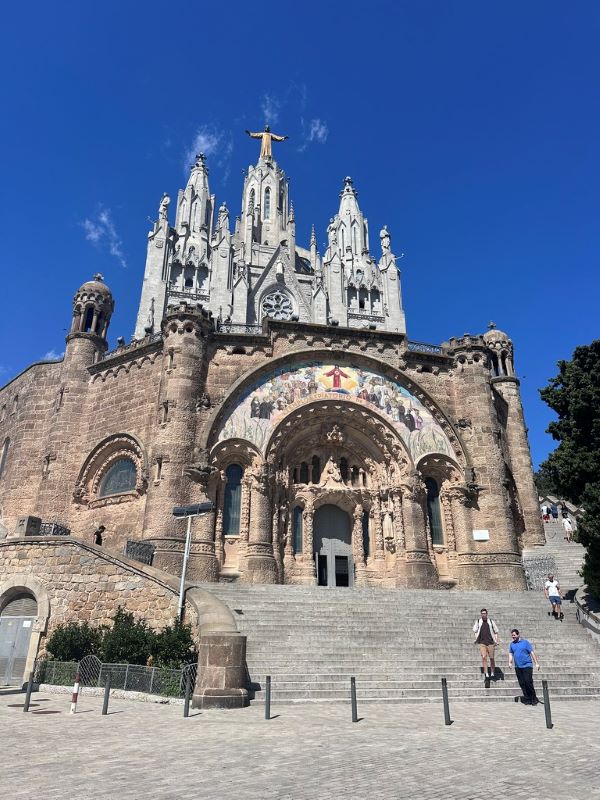Image of the Tibidabo Church in the day