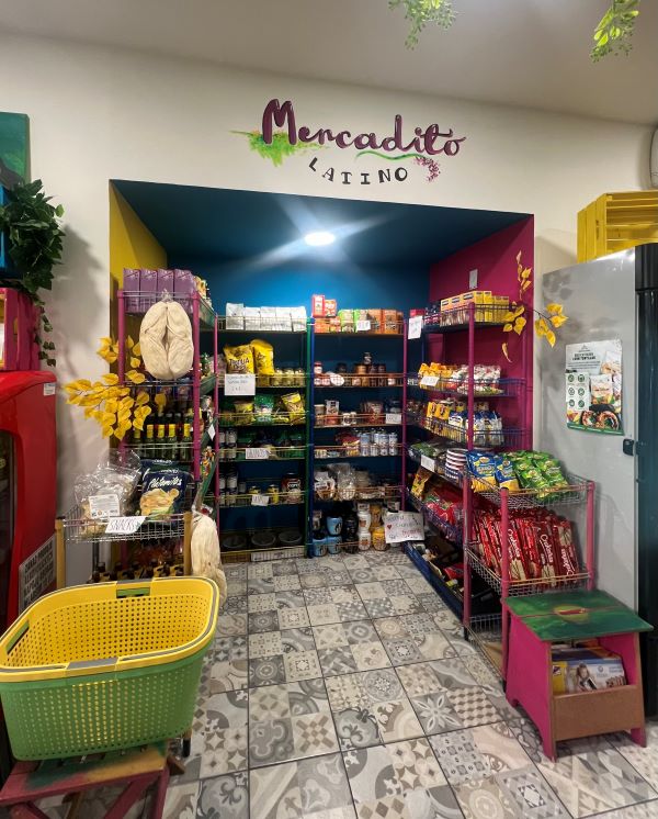 Photo from inside the Mercadito Spanish food section