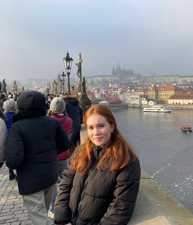 Study abroad student
