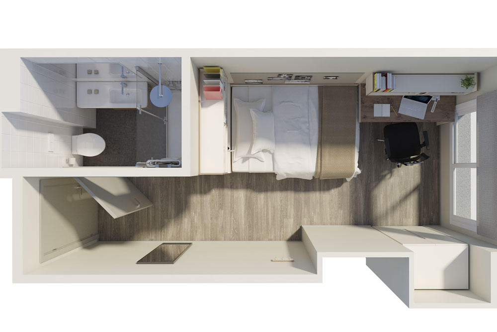 Residence Hall - Private Room