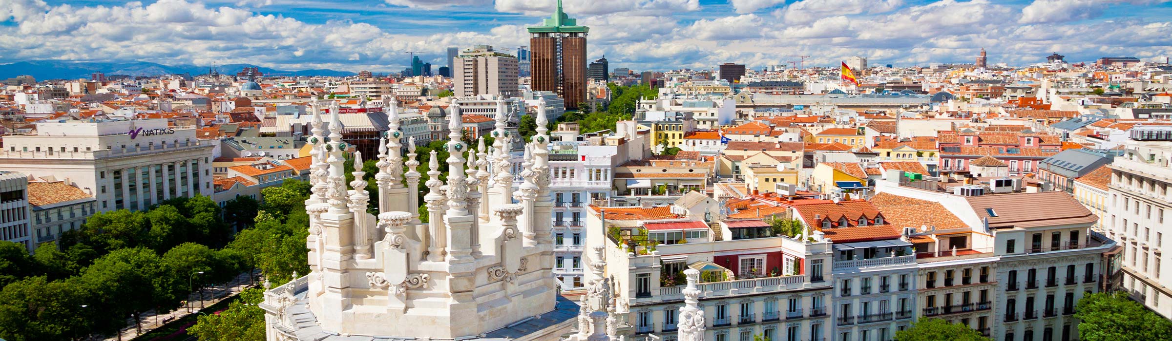 Scenic view of Madrid
